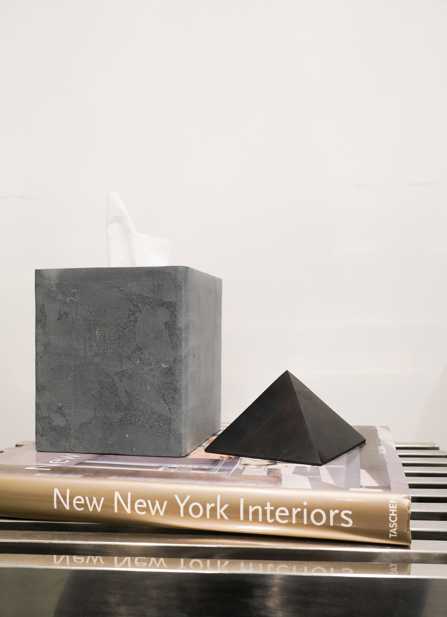 Polished Shungite Pyramid 100mm